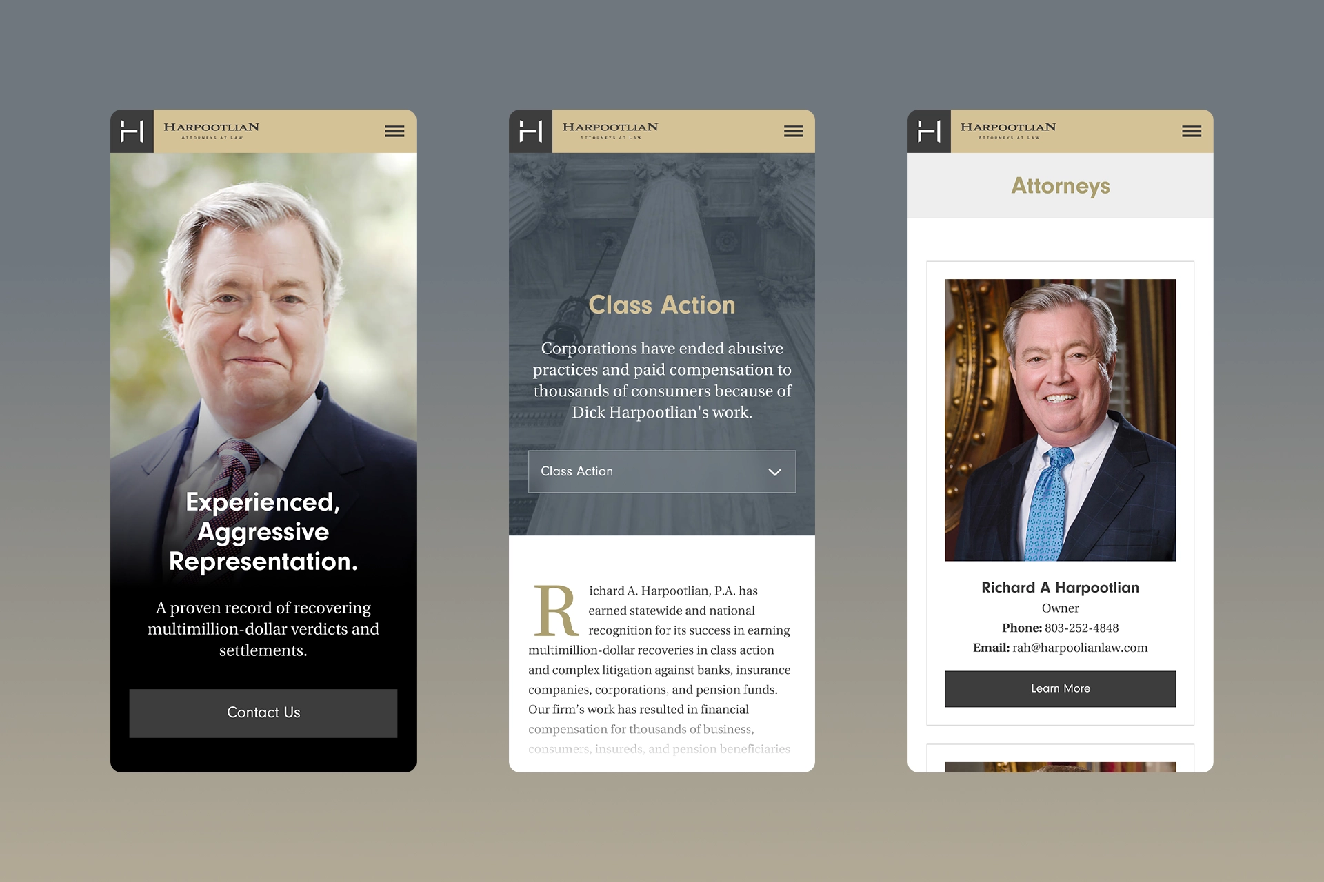 Harpootlian Law Firm blog and resources section