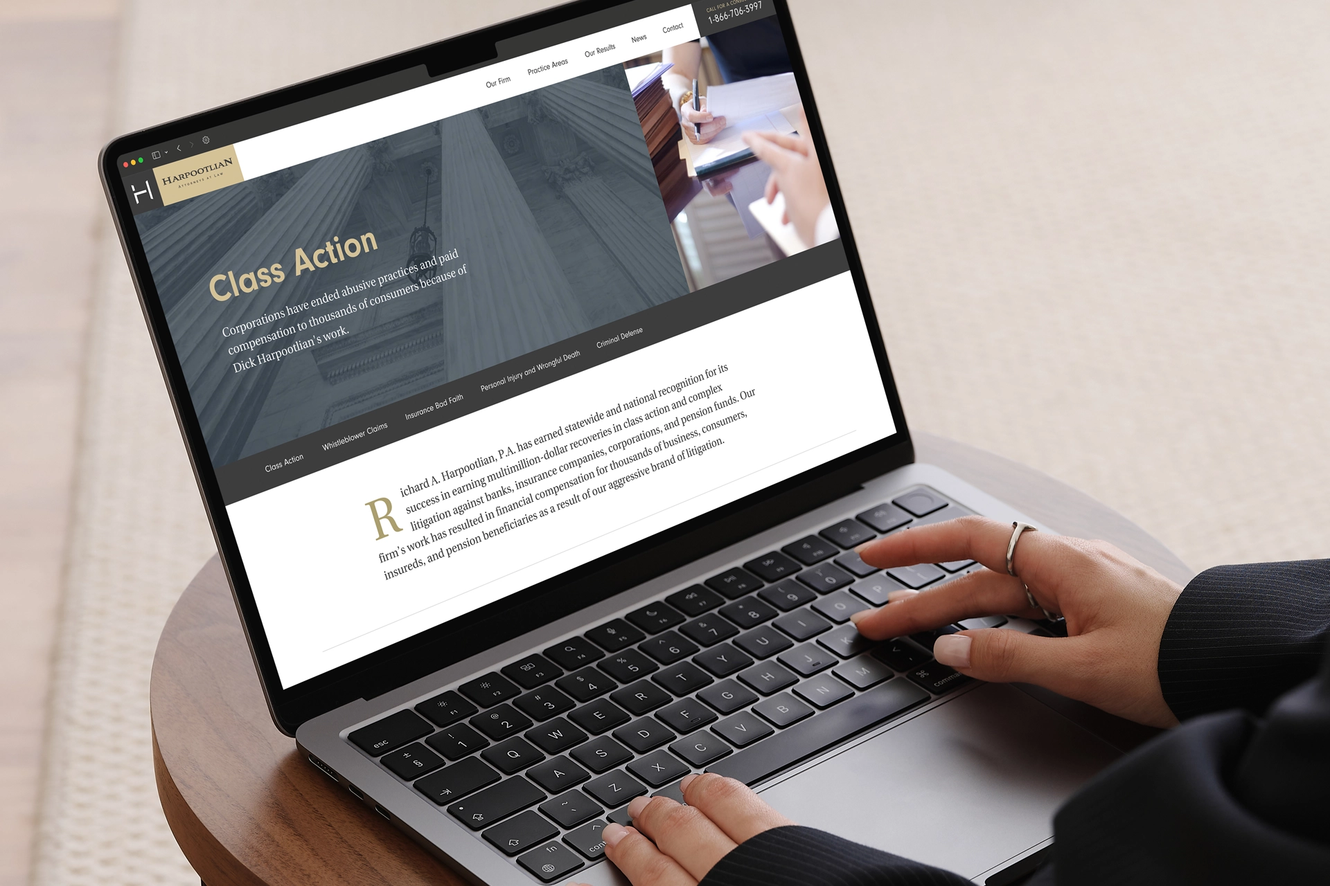Harpootlian Law Firm blog and resources section